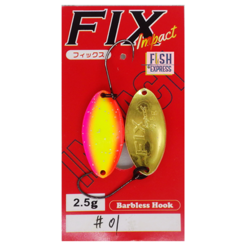 Блесна колеблющаяся FOREST FIX IMPACT 2.5g цвет #01 (РЕПЛИКА)