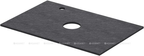 Aquanet 345779 Столешница Flat 70 отв. слева цв. графит (345779)