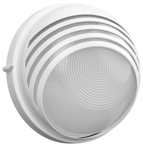 Светильник НПП1107 белый/круг ресничка 100Вт IP54 IEK