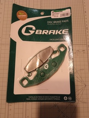 Колодки тормозные Kawasaki ZZR400, 600, ZZR1100, KLE 250, 400, 500, ZR 750 Zephyr, ZRX 400  / Suzuki GSF400, GSF250 bandit, VX 800, DR800 G-brake GM-05026S (Japan)