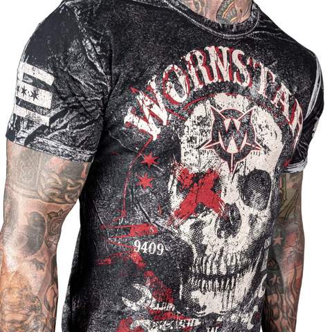 Wornstar | Футболка мужская DEATH MECHANIC TEE W015 принт спереди