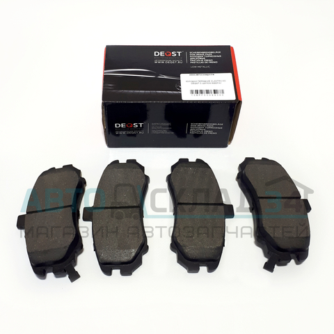 КОЛОДКИ ПЕРЕДНИЕ ELANTRA XD DEQST С ШИПОМ ВВЕРХУ