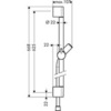 Штанга душевая 62,5 см Hansgrohe Crometta Unica 27611000