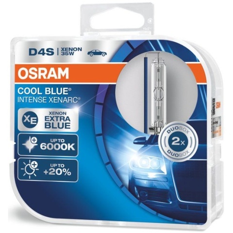 Лампа ксеноновая D4S OSRAM XENARC COOL BLUE INTENSE 2 шт. 66440CBI-HCB