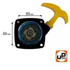 Стартер ручной UNITED PARTS для триммеров 26 куб.см Super E-start (с трещеткой) квадратный