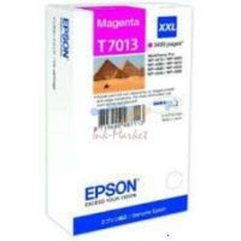 T7013 Картридж EPSON пурпурный экстраповышенной емкости для WP-4015/WP-4095/WP-4515/WP-4595