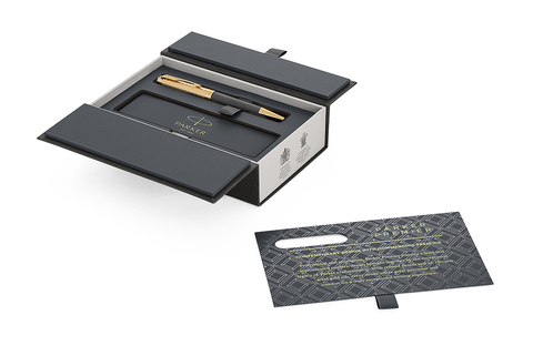 Ручка шариковая Parker Premier, Storm Grey GT (1931440)