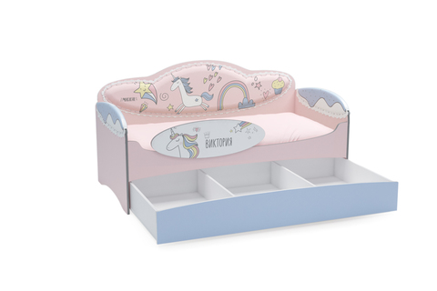 Диван-кровать для девочек Mia Unicorn