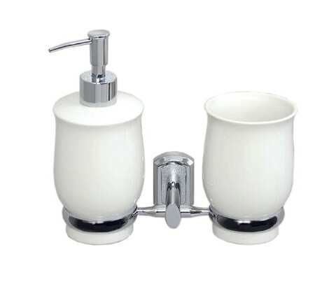 WasserKRAFT K-24189 Держатель стакана и дозатора