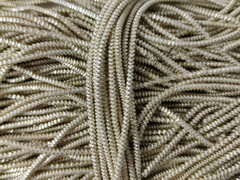 Трунцал "зиз-заг"  серебро  теплое античное 2.6мм