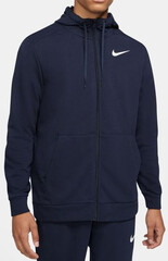 Толстовка теннисная Nike Dri-Fit Hoodie Full Zip M - obsidian/white