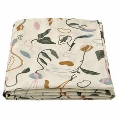 Скатерть IKEA DAKSJUS (ДАКСЬЮС), Белый с рисунком, 145х240 см