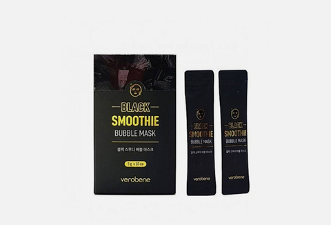Verobene Кислородная маска смузи Черная Black Smoothie Bubble Mask