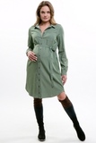 Платье для беременных 10785 зеленый