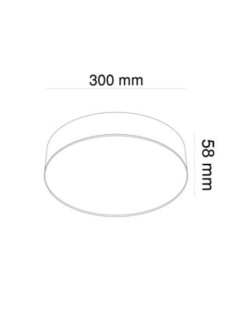 Потолочный светильник Technical Zon C032CL-L43W3K
