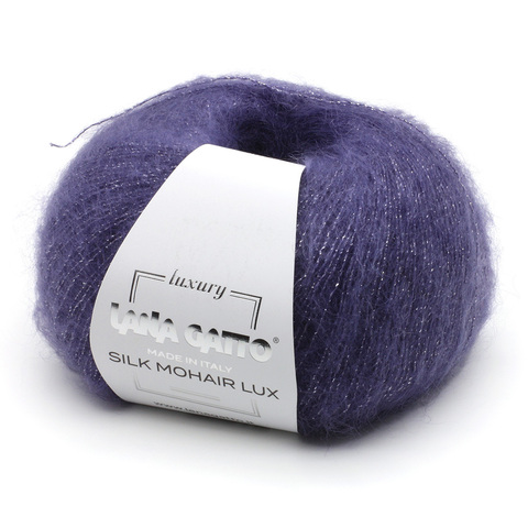 Пряжа Lana Gatto Silk Mohair Lux 9373 фиалка