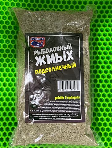 Жмых подсолнечный 500гр