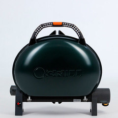 Газовый гриль O-GRILL 500M bicolor black-green + адаптер А