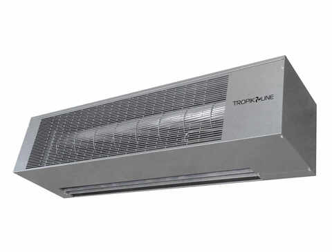 Водяная тепловая завеса Tropik Line X525W10 Zinc неокрашенная сталь