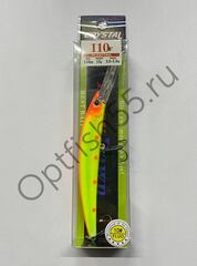 Воблер Rosy Down Crystal 110F 110мм, 15гр, загл.3,0-5,0м