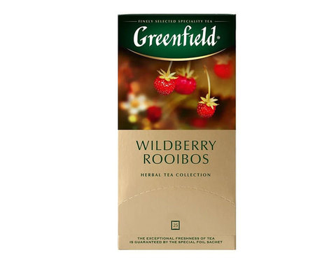 купить Чайный напиток в пакетиках из фольги Greenfield Wildberry Rooibos, 25 пак/уп