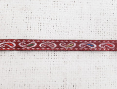 Лента жаккардовая, ш. 1,1 см.