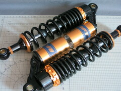 Амортизаторы RFY 320мм  чёрно-золотые CB400 ZRX400 XJR400