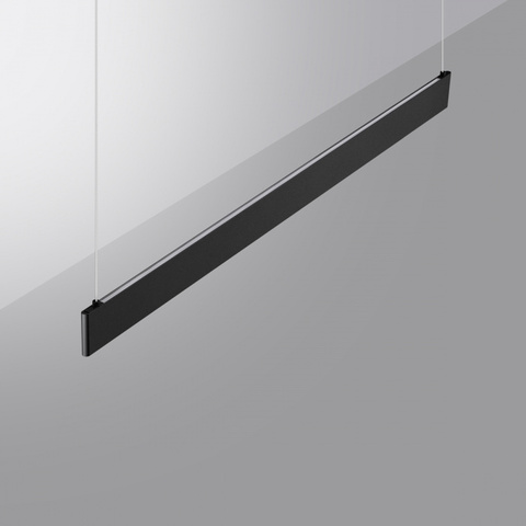 Подвесной светодиодный светильник Novotech 359546 LEDO NT25 000 черный диммир. со сменой цв.темпер. (пульт ДУ/прилож. Smart Life) IP20 LED 12/24W 220-240V 3000-5700К ITER