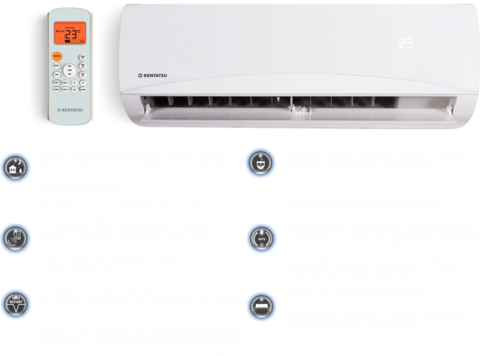 Кондиционер инверторный Kentatsu KSGB70HZAN1 / KSRB70HZAN1