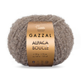 Пряжа Gazzal Alpaca Boucle 123