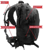 Картинка рюкзак тактический Skully Tactic RWZS45 black - 2