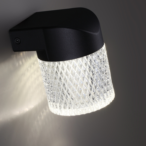 Уличный настенный светодиодный светильник 359293 STREET NT24 000 черный IP65 LED 7W 4000K 175-265V ESTIMA