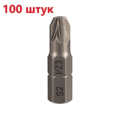 Бита PZ3 х25мм S2 100шт SGS 6325-PZ3-100
