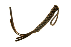 Коричневый круглый кожаный темляк