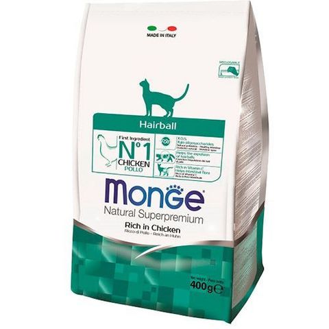 Monge Cat Hairball корм для кошек для выведения шерсти 400г