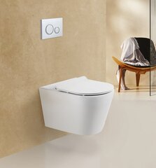 BelBagno BB053CHR Унитаз подвесной безободковый фото