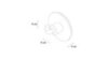 Fixsen ROUND Крючок одинарный  FX-92105