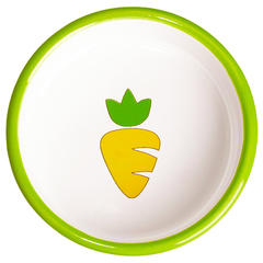 Mr.Kranch миска керамическая для грызунов Зеленая с морковью 70 мл