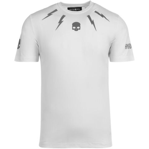 Футболка теннисная Hydrogen Tech Storm Tee Man - white/reflex