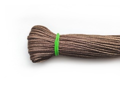 Сутаж полиэстер с люрексом 3мм бронза