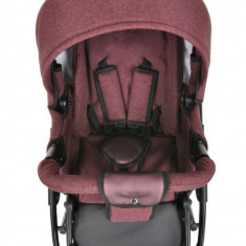 PITUSO КОЛЯСКА 2 В1 NINO КОРОБ+ПРОГУЛКА GREY+КОЖА NEW GREY