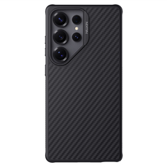 Чехол с MagSafe покрытый углеродным волокном от Nillkin для Samsung Galaxy S25 Ultra, серия Synthetic Fiber Pro Magnetic Case