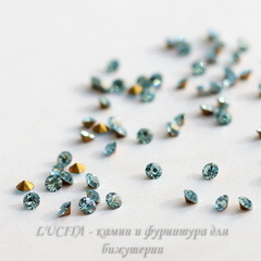 1028 Стразы Сваровски Aquamarine PP 13 (1,9-2 мм), 10 штук