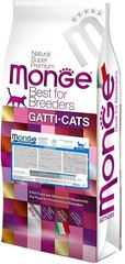 Сухой корм для кошек Monge Cat Adult Urinary, профилактика МКБ, с курицей