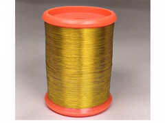 Мишурная "золочёная"  нить цвет  золото