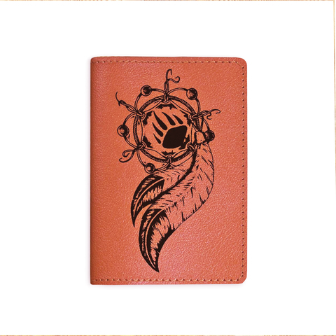 Обложка на паспорт "Ловец снов", рыжая