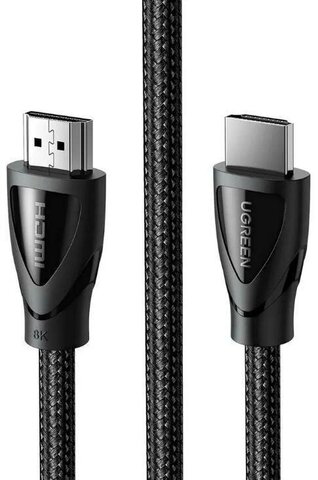 Кабель UGREEN HD140 (80403) HDMI 2.1 Male To Male Cable 8K Braided Cable 2м черный