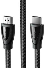 Кабель UGREEN HD140 (80403) HDMI 2.1 Male To Male Cable 8K Braided Cable 2м черный