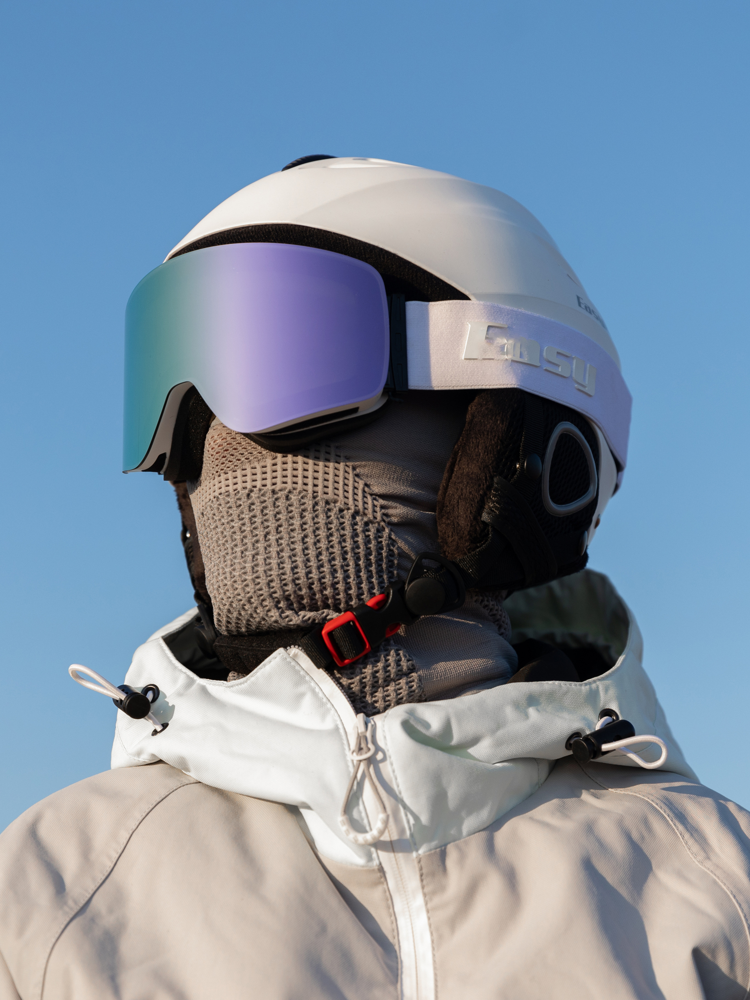 Маска горнолыжная EasyRider WHITE цвет фиолетовый - Маски горнолыжные | iRide shop фото 3