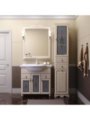 Зеркало ТИБЕТ 80, слоновая кость